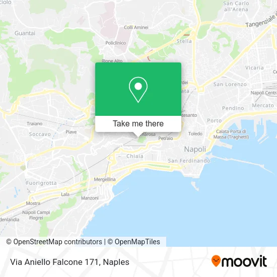 Via Aniello Falcone  171 map