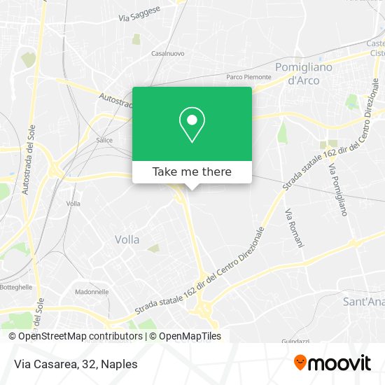 Via Casarea, 32 map