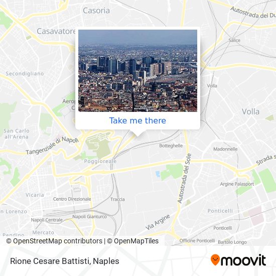 Rione Cesare Battisti map
