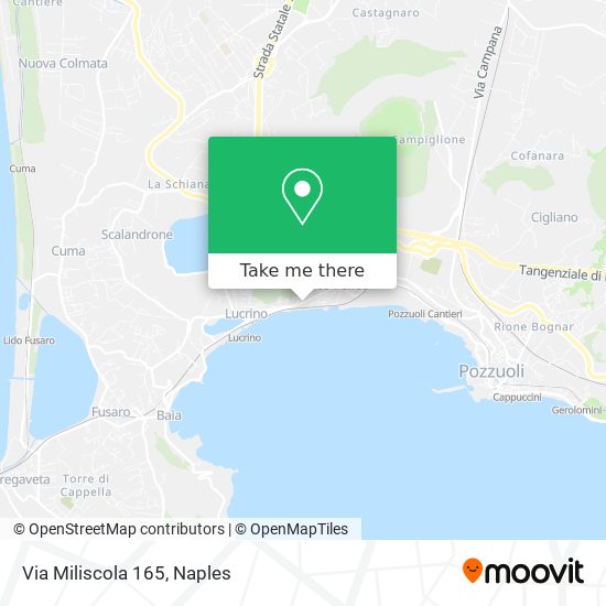 Via Miliscola  165 map
