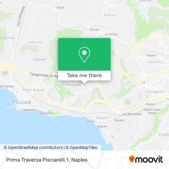 Prima Traversa Pisciarelli 1 map