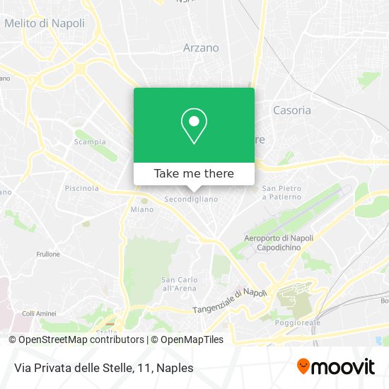 Via Privata delle Stelle, 11 map