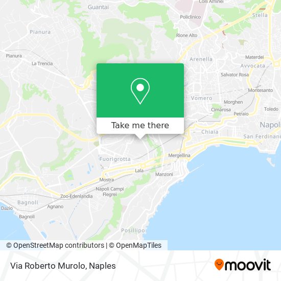 Via Roberto Murolo map