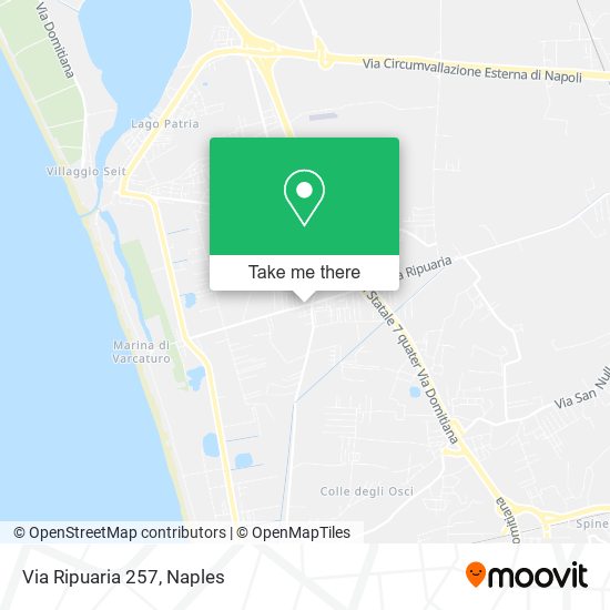 Via Ripuaria  257 map