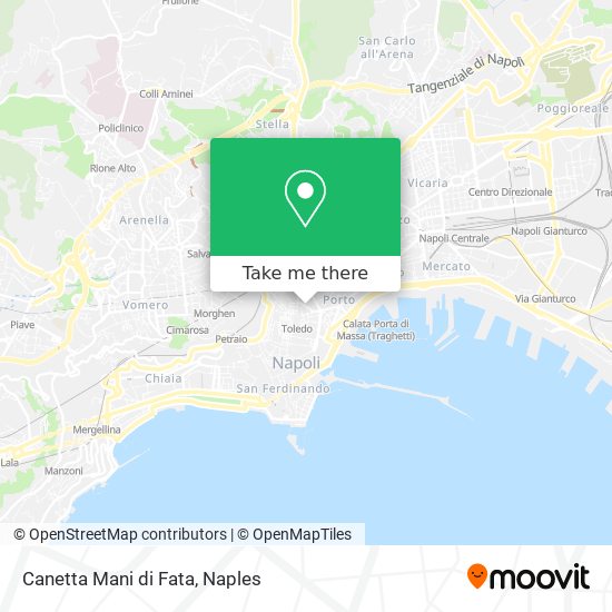 Canetta Mani di Fata map