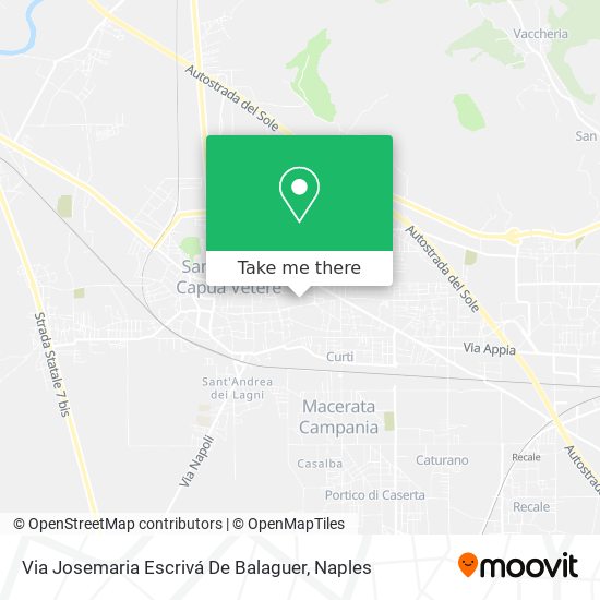 Via Josemaria Escrivá De Balaguer map