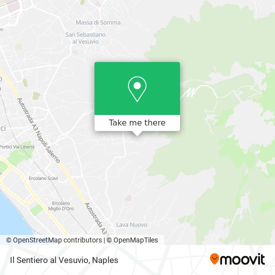 Il Sentiero al Vesuvio map