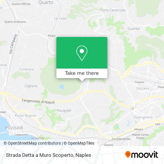 Strada Detta a Muro Scoperto map
