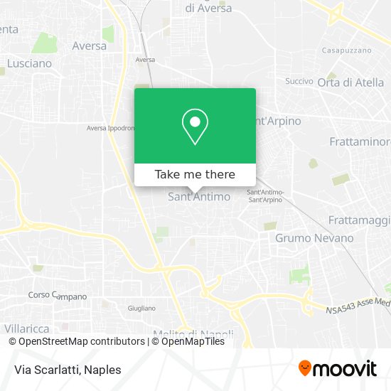 Via Scarlatti map
