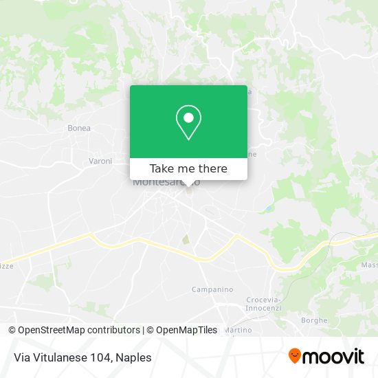 Via Vitulanese 104 map
