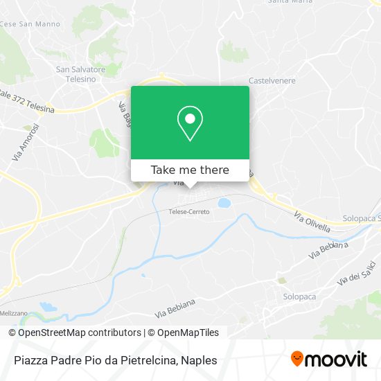 Piazza Padre Pio da Pietrelcina map