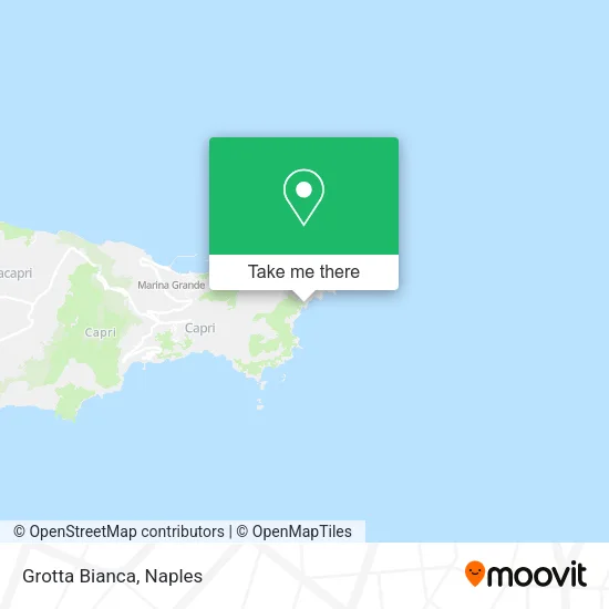 Grotta Bianca map