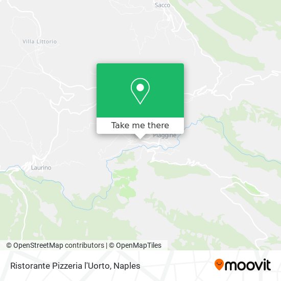 Ristorante Pizzeria l'Uorto map