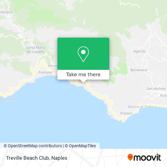 Treville Beach Club map