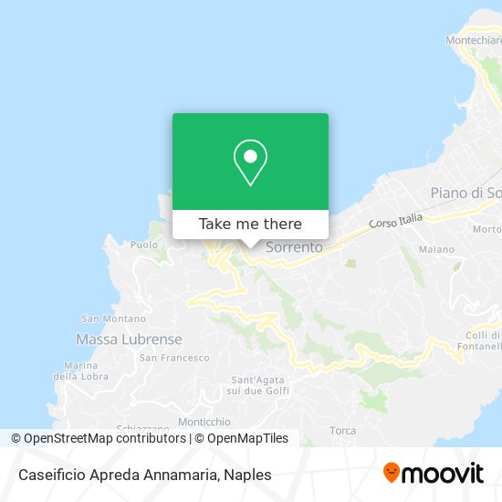 Caseificio Apreda Annamaria map