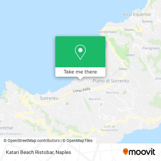 Katari Beach Ristobar map