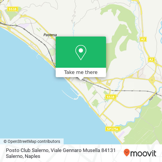 Posto Club Salerno, Viale Gennaro Musella 84131 Salerno map