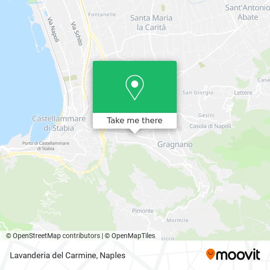 Lavanderia del Carmine map