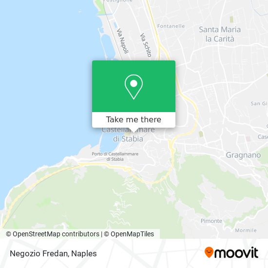 Negozio Fredan map