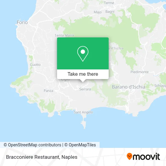 Bracconiere Restaurant map
