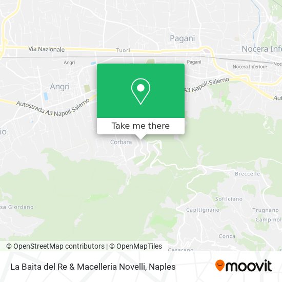 La Baita del Re & Macelleria Novelli map