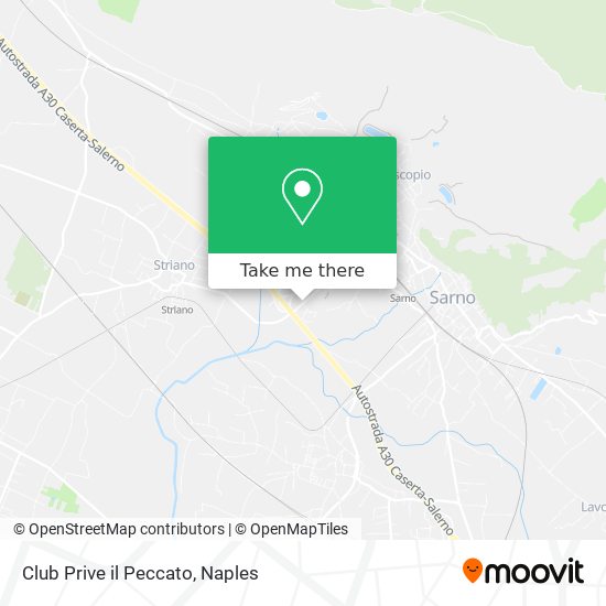 Club Prive il Peccato map