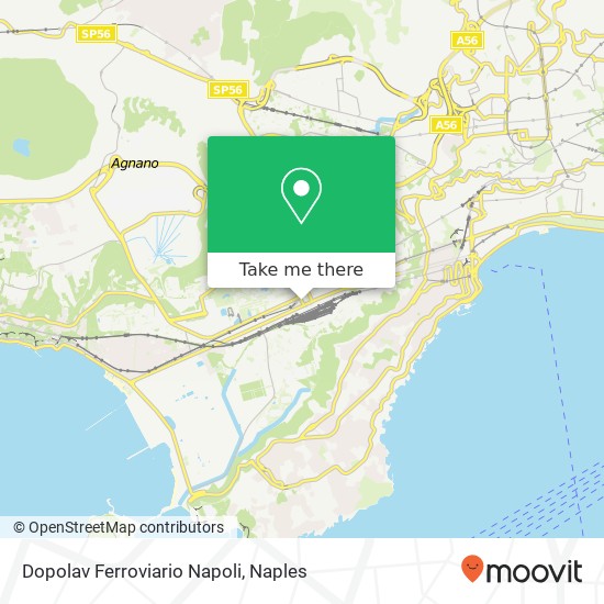 Dopolav Ferroviario Napoli map