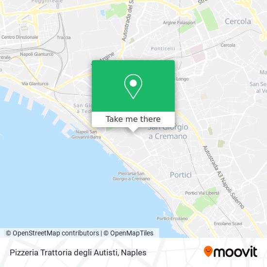 Pizzeria Trattoria degli Autisti map