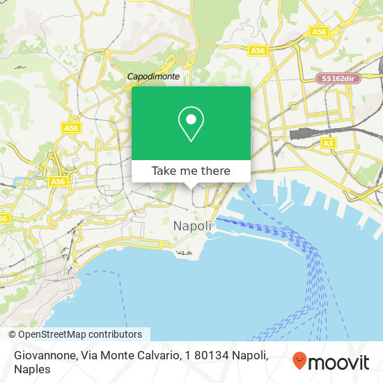 Giovannone, Via Monte Calvario, 1 80134 Napoli map