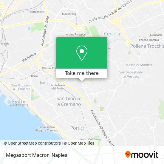 Megasport Macron map