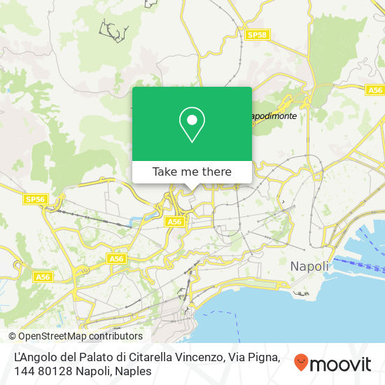 L'Angolo del Palato di Citarella Vincenzo, Via Pigna, 144 80128 Napoli map