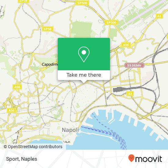 Sport, Via Foria, 20 80138 Napoli map