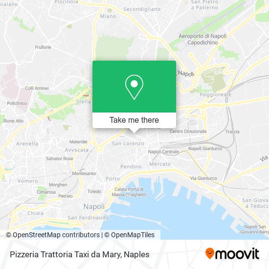 Pizzeria Trattoria Taxi da Mary map