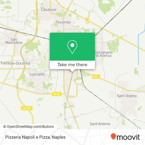 Pizzeria Napoli e Pizza, Viale John Fitzgerald Kennedy, 72 81031 Aversa map