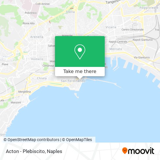 Acton - Plebiscito map