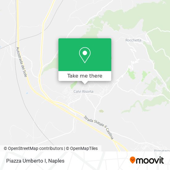 Piazza Umberto I map