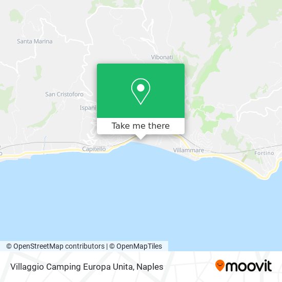 Villaggio Camping Europa Unita map