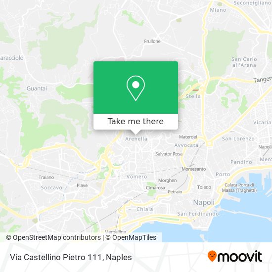 Via Castellino Pietro 111 map