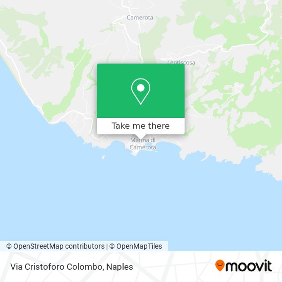 Via Cristoforo Colombo map