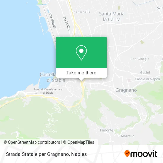 Strada Statale per Gragnano map