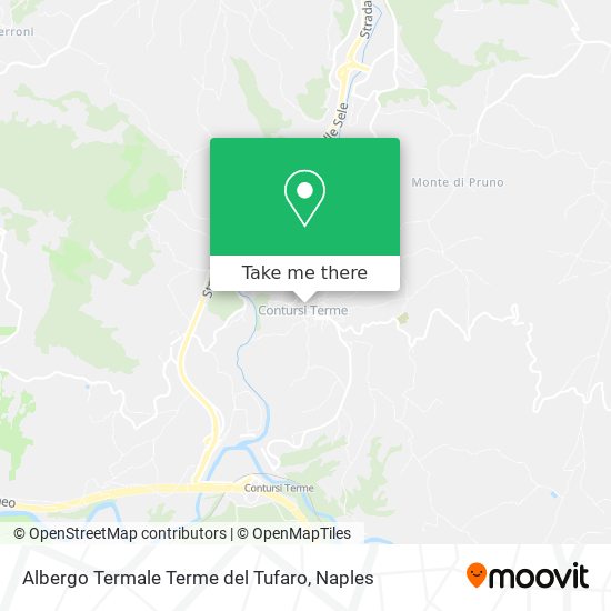 Albergo Termale Terme del Tufaro map
