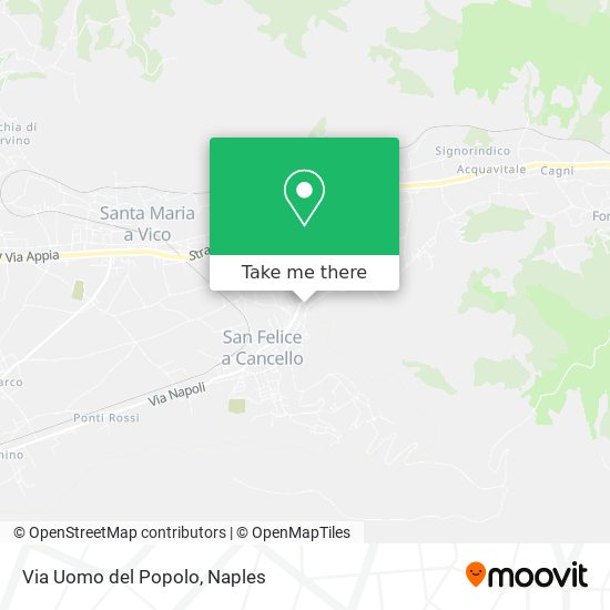Via Uomo del Popolo map