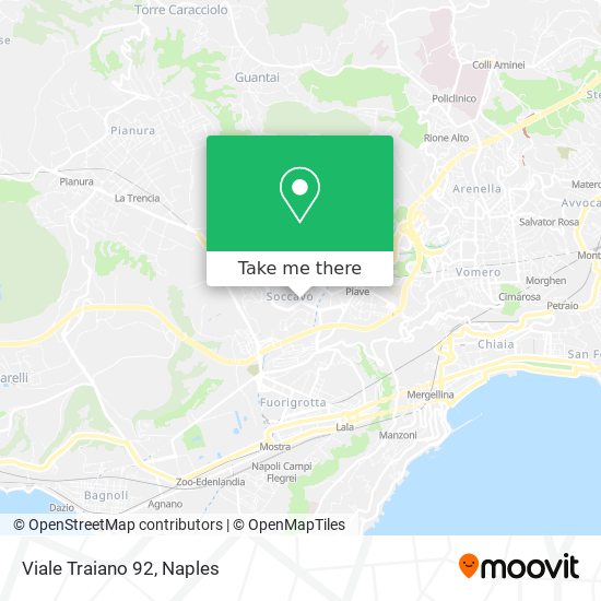 Viale Traiano  92 map