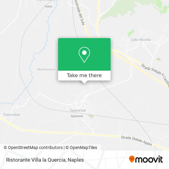 Ristorante Villa la Quercia map