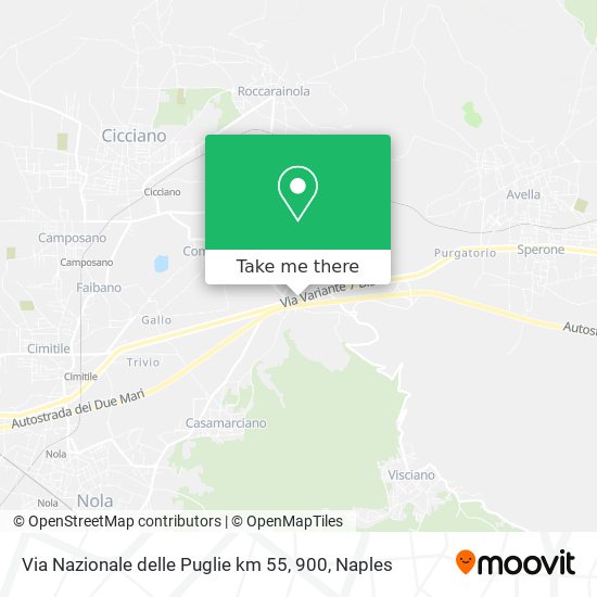 Via Nazionale delle Puglie km 55, 900 map