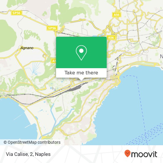 Via Calise, 2 map