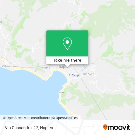 Via Cassandra, 27 map