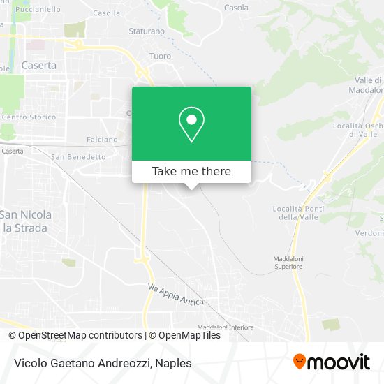 Vicolo Gaetano Andreozzi map