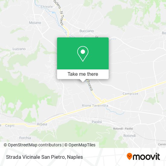 Strada Vicinale San Pietro map