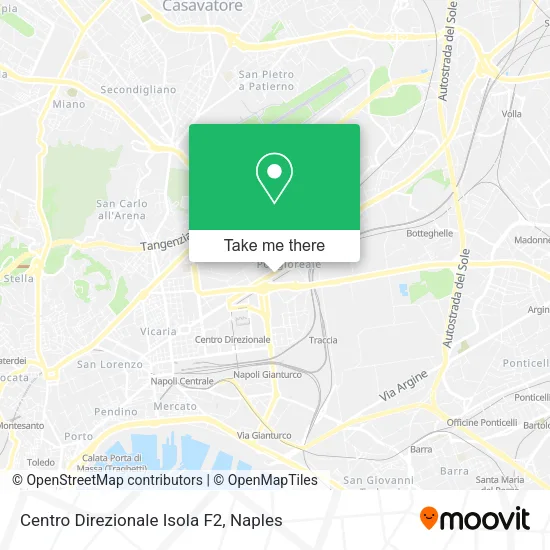 Centro Direzionale Isola F2 map